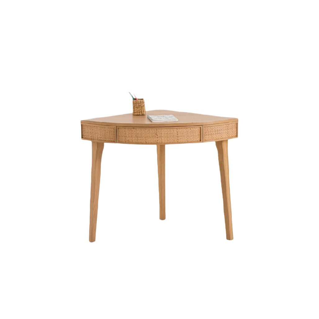 Table d'appoint en bois avec rangement pour bureau - 80 x 80 x 75