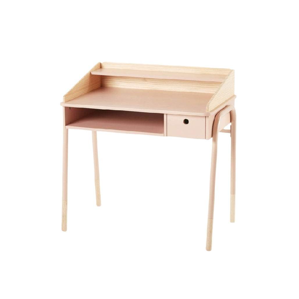 Bureau en bois et MDF pour espace de travail avec tiroir - 90 x 60 x 75