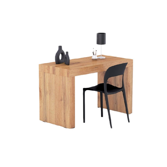 Bureau en bois pour espace de travail avec chaise - 120 x 60 x 75