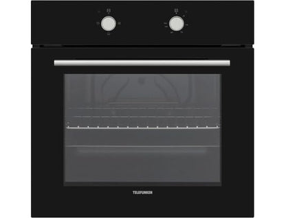 TELEFUNKEN Four encastrable émail lisse TFKCNE72K2, 72 litres, 3 modes de cuisson
