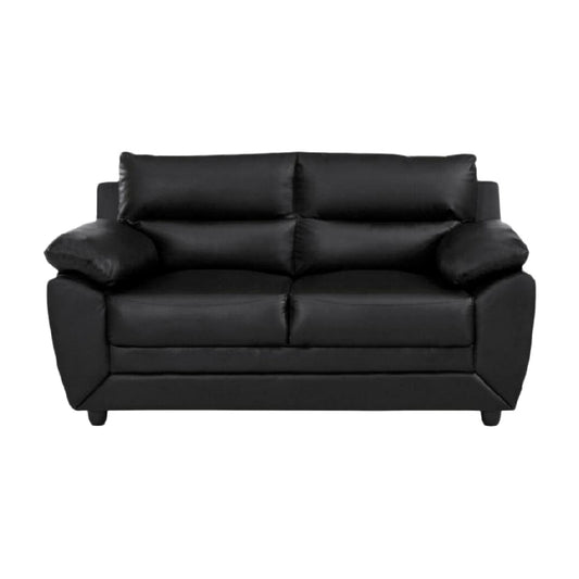 Canapé deux places en simili cuir - pour salon ou bureau - dimensions compatibles -  150 x 90 x 85