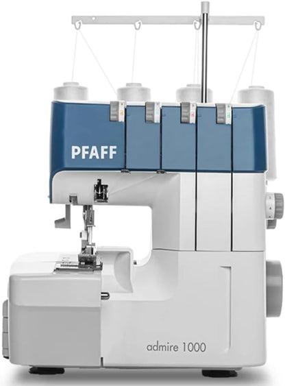 PFAFF Machine à coudre Admire 1000 Multicolore Aluminium 4 fils 16 points différents Facile à utiliser