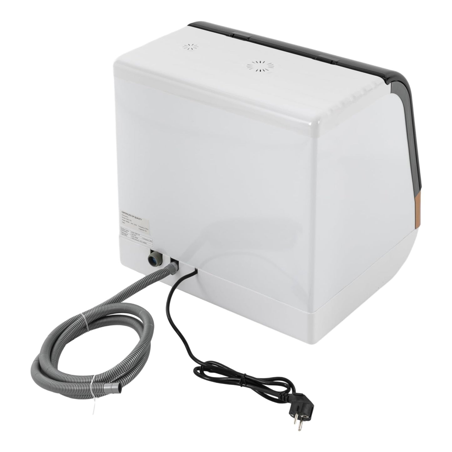 Lave-Vaisselle Portable, Mini-Lave-Vaisselle, 3 Modes De Nettoyage, Lave-Vaisselle, Etre Placé Sur Les Comptoirs, Sous Les Comptoirs, Machines A Laver Et Sur Les Etagères (Blanc)