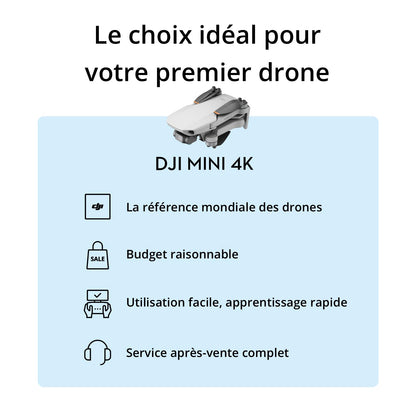 Bundle Drones Caméra Mini 4K, Drone Caméra 4K UHD pour Adultes, < 249 g, Stabilisation de la Nacelle à 3 Axes, Transmission Vidéo sur 10 km, Deux Batteries pour un Temps de Vol max. de 62 min