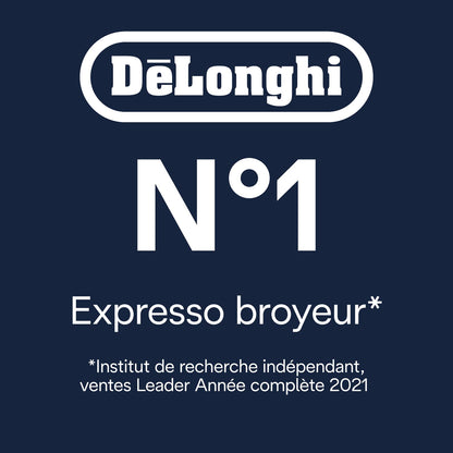 De'Longhi Magnifica Evo, Machine à Café et Cappucino avec Broyeur à Grains, ECAM292.33.SB, Argent [Exclusif Amazon]