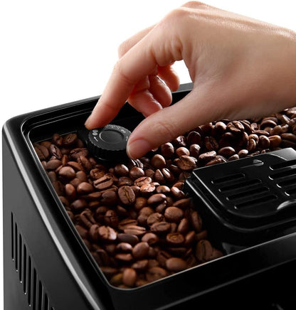 De'Longhi Dinamica Machine a Café Grain ECAM350.15.B, Machine Expresso et Cappucino, Noir