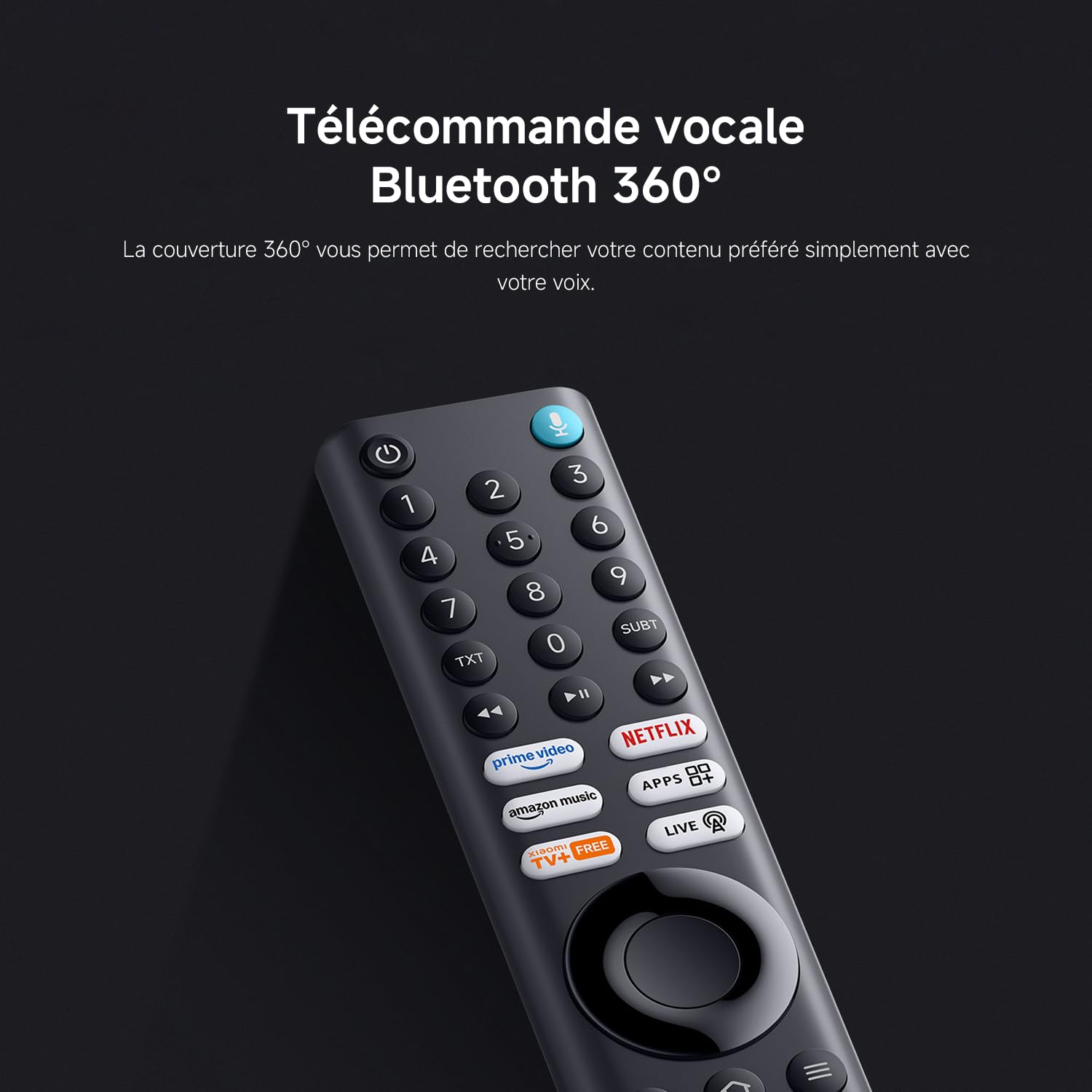 XIAOMI TV F Pro 43, 101 cm (43 Pouces), 4K UHD QLED, Smart TV, Fire TV, Contrôle Vocal Alexa, HDR10+, MEMC, 2Go+32Go, Compatible avec AirPlay