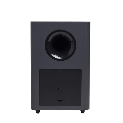 JBL Bar 2.1 Barre de Son Basses Profondes, système de Divertissement à Domicile avec capacités de Diffusion en continu et Caisson de Basses, Noir