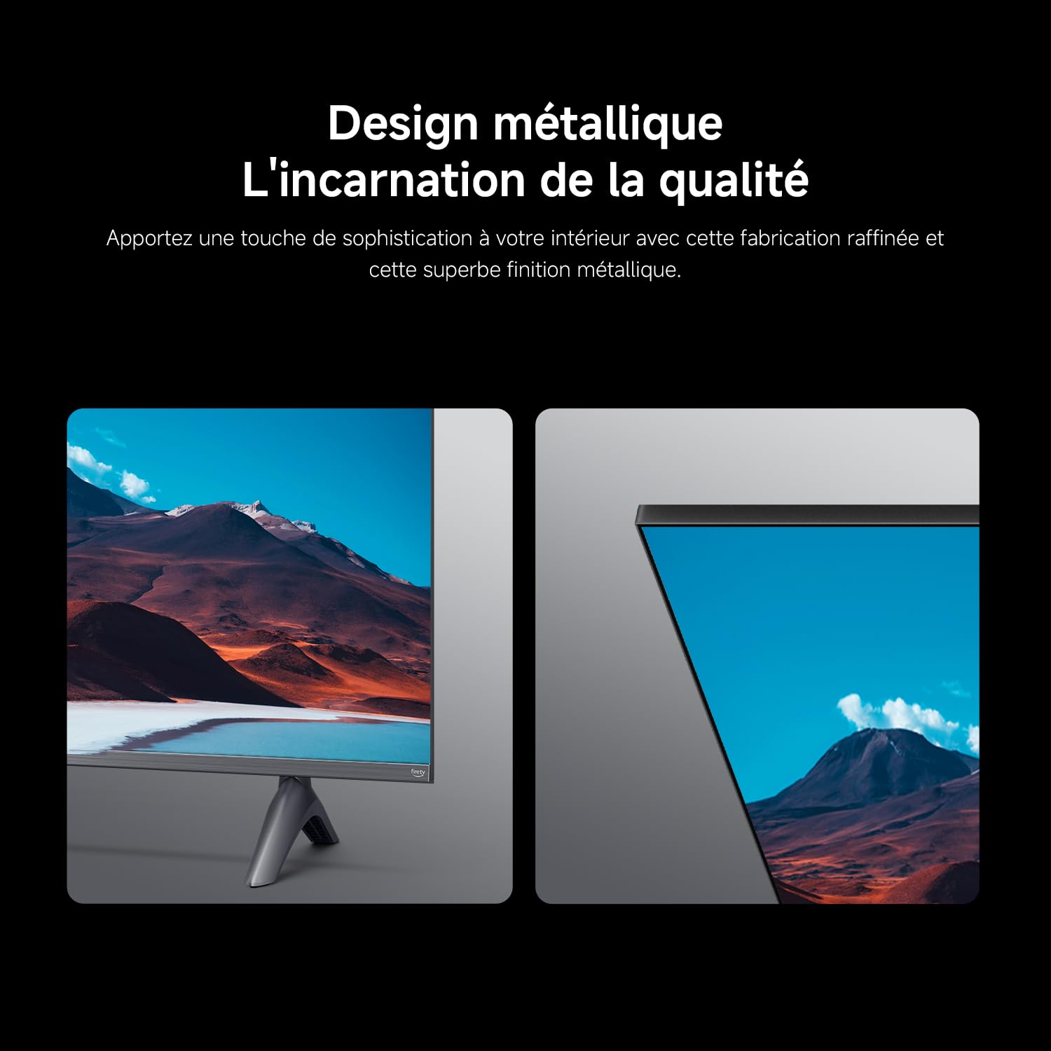 Xiaomi TV F 55, 140 cm (55 Pouces), 4K UHD, Smart TV, Fire TV, Contrôle Vocal Alexa, HDR10, MEMC, Mode Game Boost 120Hz, 2Go+32Go, Compatible avec AirPlay