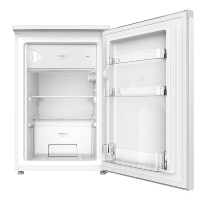 Cecotec Mini Réfrigérateur 107 L Bolero CoolMarket TT 107 White, Classe Énergétique E, Économie d'Énergie, Porte Réversible, Tiroir Congélateur, Faible Niveau Sonore, Design Compact.