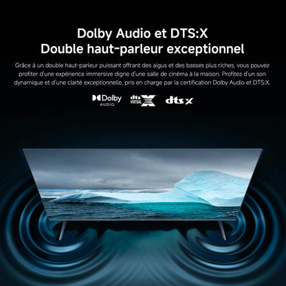 XIAOMI TV F Pro 43, 101 cm (43 Pouces), 4K UHD QLED, Smart TV, Fire TV, Contrôle Vocal Alexa, HDR10+, MEMC, 2Go+32Go, Compatible avec AirPlay
