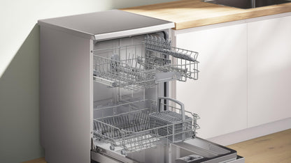 Bosch SMS26AI01F, Série 2, Lave-vaisselle 60 cm, Pose libre, Inox