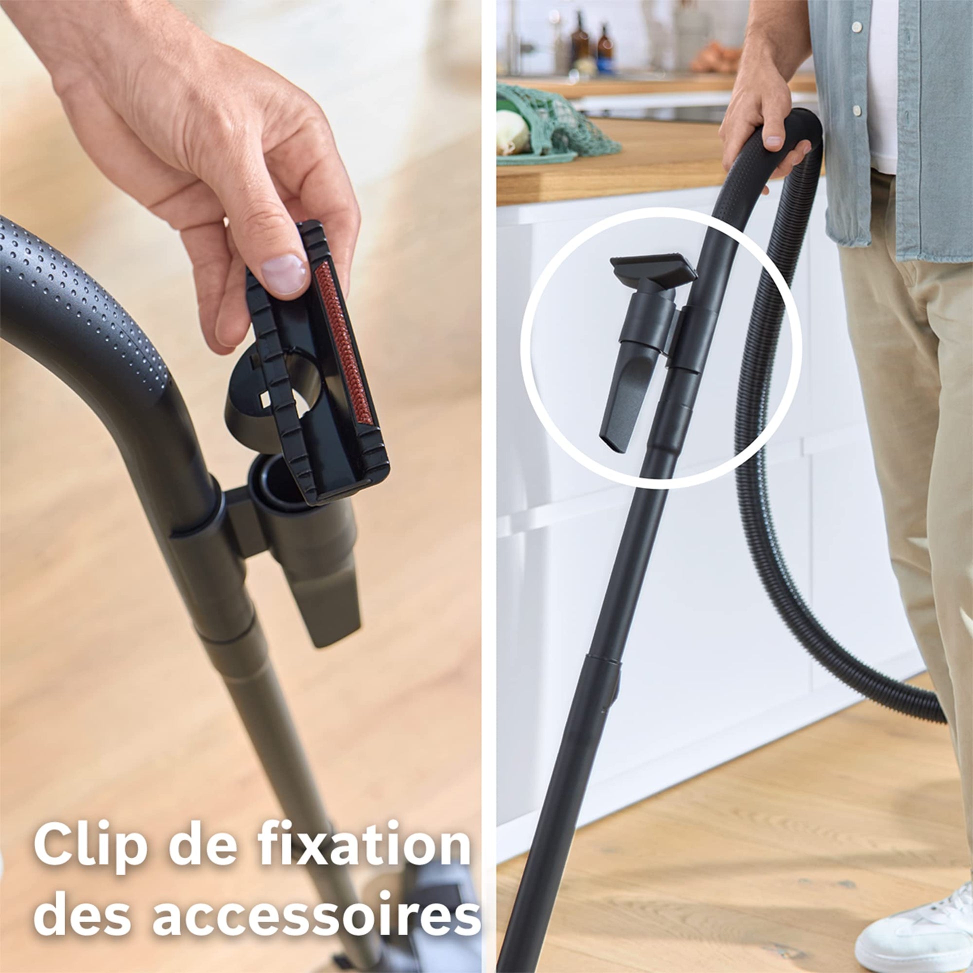 Bosch Electroménager Série 4, BGL38BA2H, aspirateur traîneau avec Sac, Compact et léger, Sac à poussière XL 4L, Filtre hygiénique PureAir Lavable, Rayon d'action 10 m, Noir
