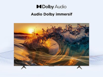 TCL 40V5C – TV QLED Direct LED Smart Full HD 40" avec Android TV & HDR - Compatible avec Google Cast & Google Home, Design Mince