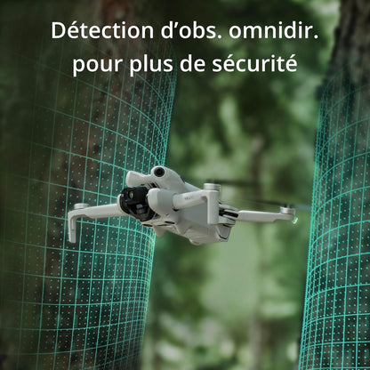 DJI Mini 4 Pro (DJI RC 2), Mini Drone Pliable avec Caméra 4K pour Adultes, Moins de 0,549 lb/249 g, Temps de Vol 34 min, Transmission Vidéo 20 km, Détection Omnidirectionnelle, C0