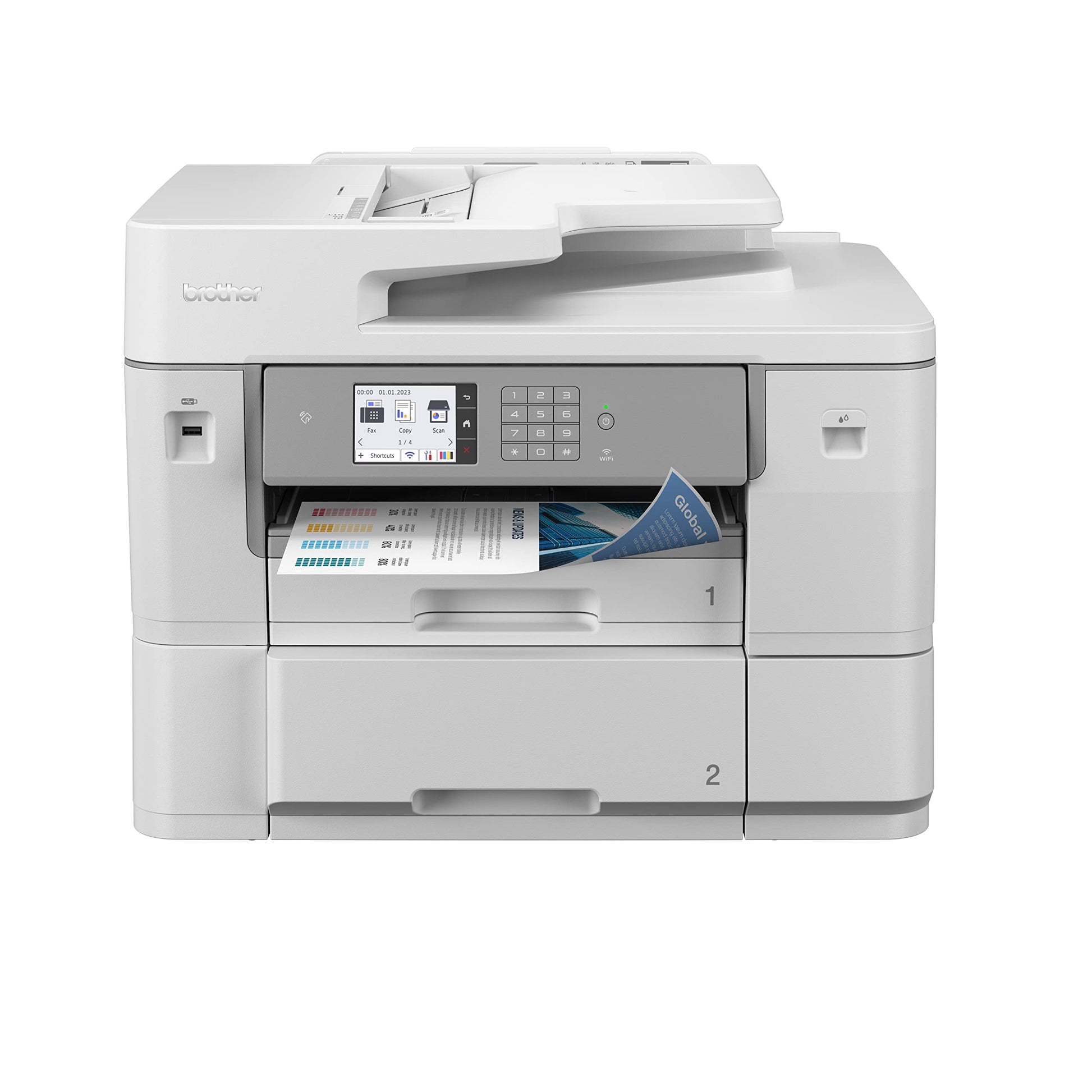 Brother MFC-J6959DW | Imprimante Multifonction Jet d'encre Roll Paper | WiFi et Ethernet | Recto-Verso Automatique | Compatible NFC | Imprime jusqu'à 30 ppm