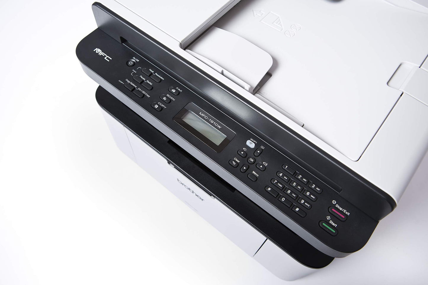 Brother MFC-1910W Imprimante Multifonction laser 4 en 1 | Monochrome | A4 | Impression, Numérisation Couleur, Copie | Wi-Fi