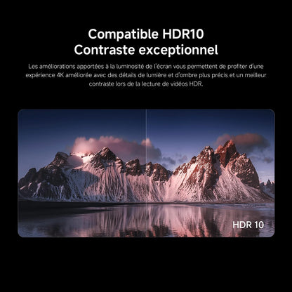XIAOMI TV F Pro 50, 127 cm (50 Pouces), 4K UHD QLED, Smart TV, Fire TV, Contrôle Vocal Alexa, HDR10, Mode Game Boost 120Hz, MEMC, 2Go+32Go, Compatible avec AirPlay