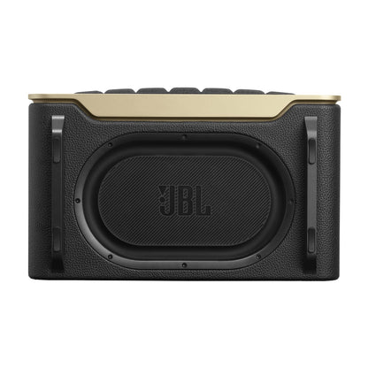 JBL Authentics 200 Enceinte Smart Home avec WiFi, Bluetooth et assistants vocaux, design rétro, noire