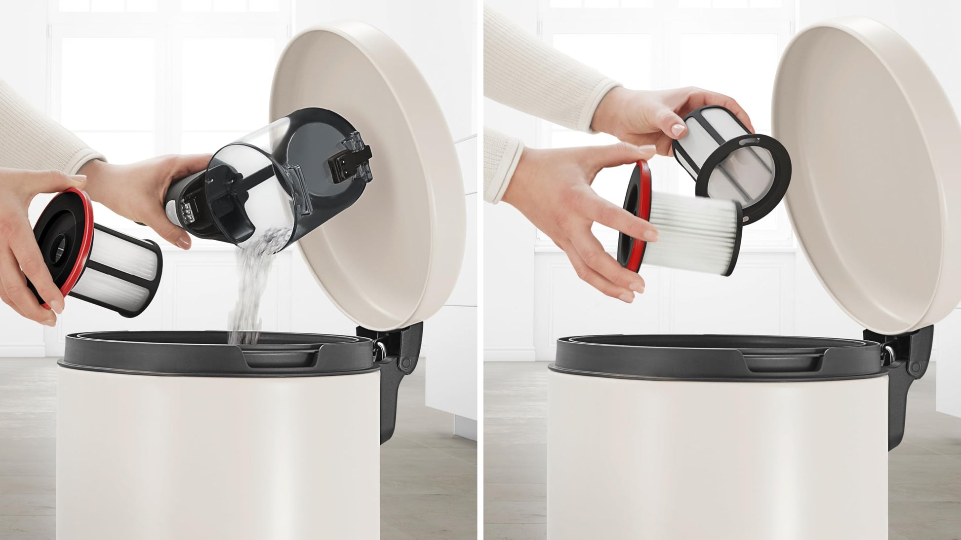 Bosch Electroménager Unlimited 6, BCS611AM, aspirateur Balai Rechargeable sans Fil, autonomie de 30 Min, performant sur différents Types de Sol, Accessoires Inclus, Blanc