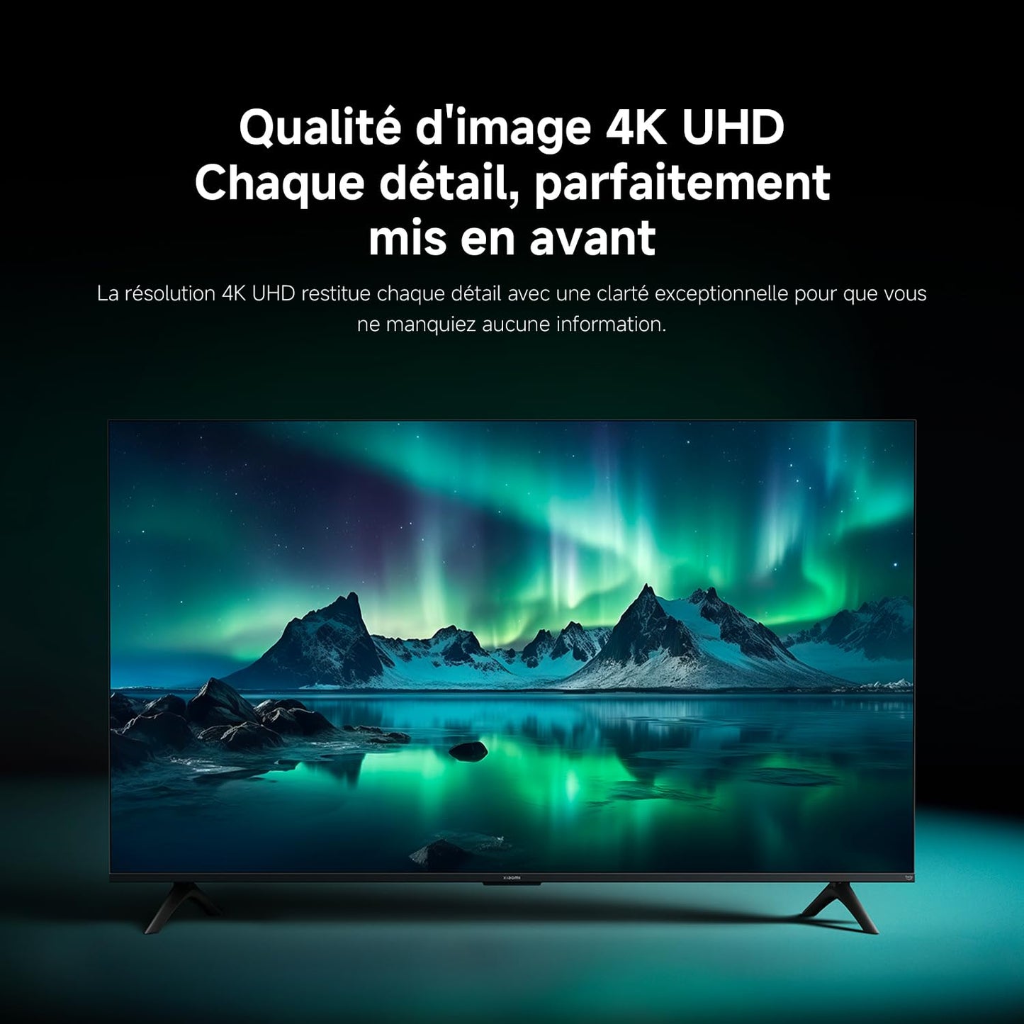 Xiaomi TV F 55, 140 cm (55 Pouces), 4K UHD, Smart TV, Fire TV, Contrôle Vocal Alexa, HDR10, MEMC, Mode Game Boost 120Hz, 2Go+32Go, Compatible avec AirPlay