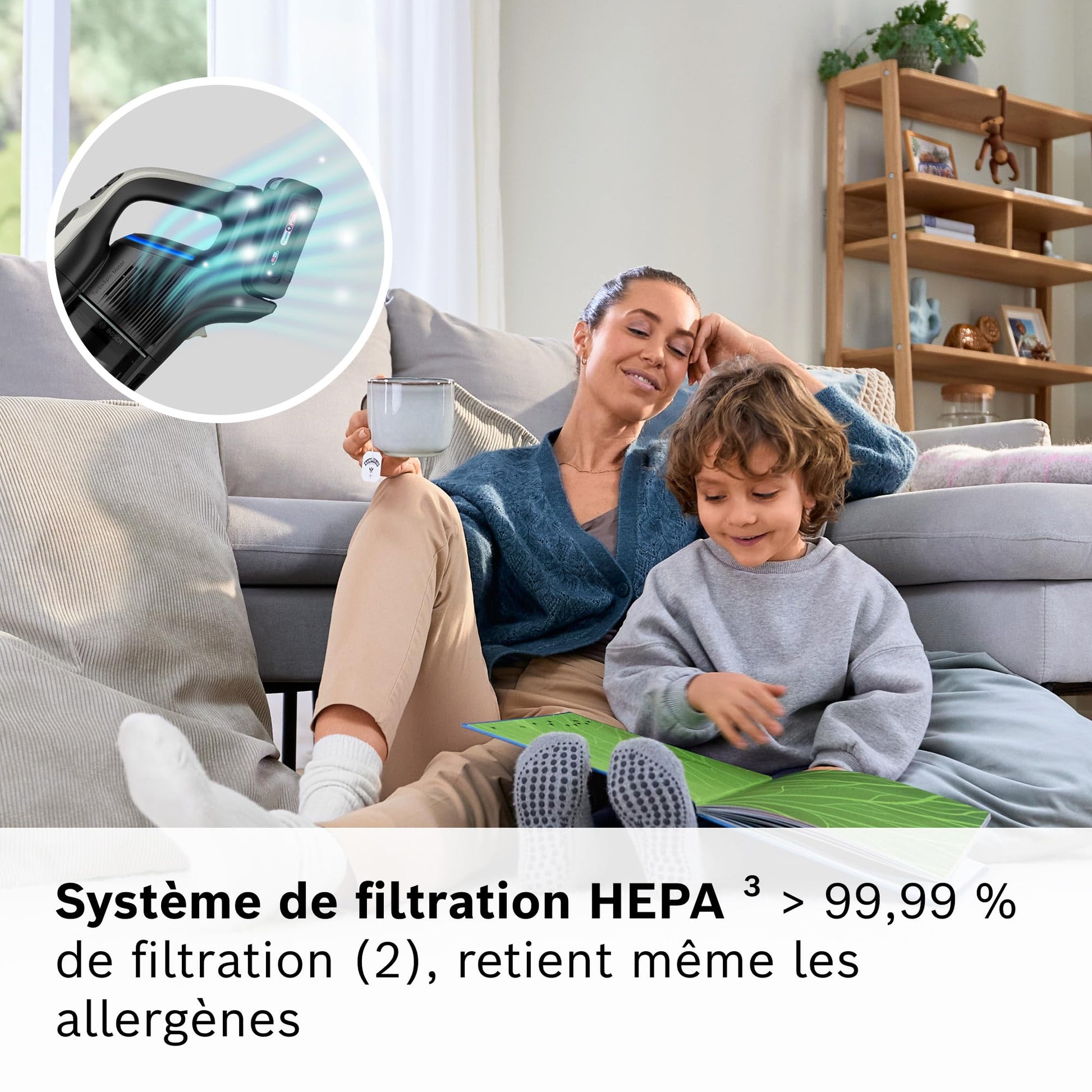 Bosch, aspirateur Balai sans Fil, Unlimited 10, Batterie 4.0 Ah, Technologie MicroClean, bac à poussière Facile à Vider, Tube Flexible, éclairage LED, Rose, BKS1041RHF