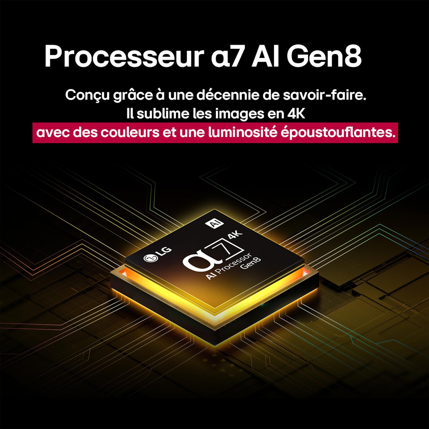 LG TV QNED AI 2025 | 50QNED8E | 50'' (126cm) | 4K UHD | HDR10 | webOS 25 | Télécommade AI Magic Remote | Alexa, Google Assistant | Netflix Disney+ CANAL+ Prime Video | AirPlay 2 | Luminosité éclatante